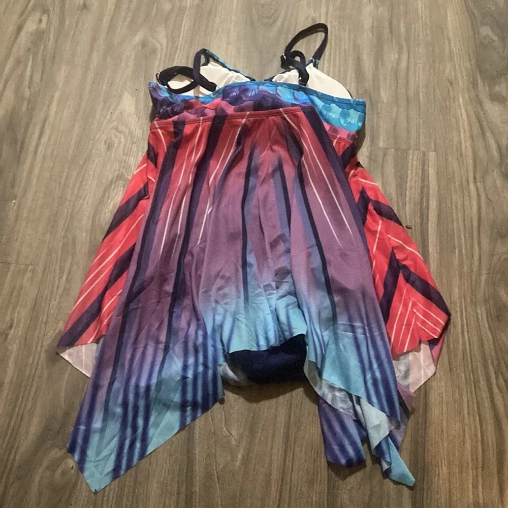 One piece swimsuit swim dress size M - Picture 2 of 7